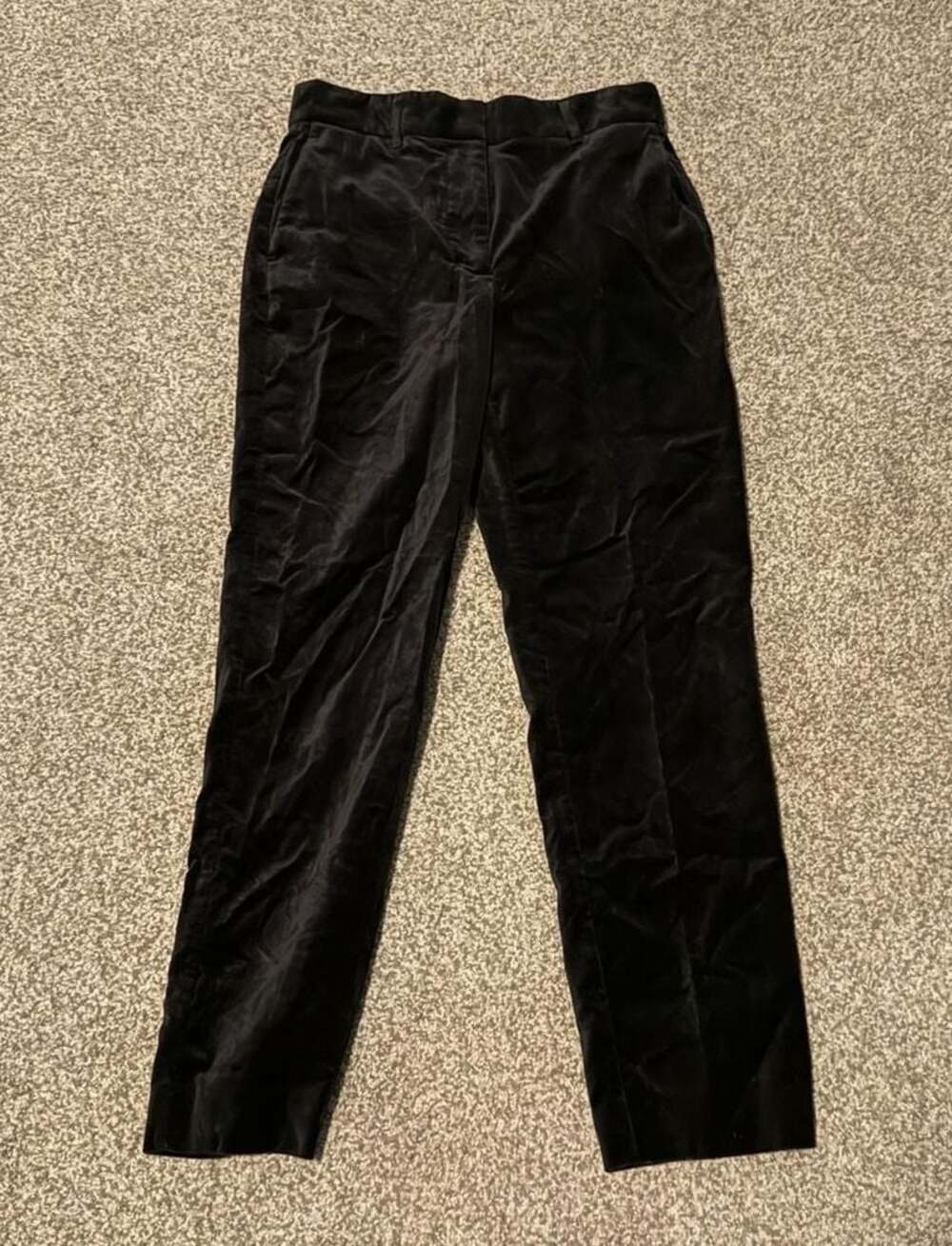Boden Kew Velvet Trousers Black Size 6R